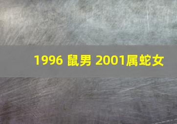 1996 鼠男 2001属蛇女